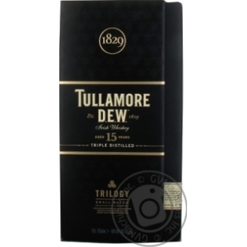 Віскі Tullamore Dew Trilogy 15yo Box 0.7л х6 купити, ціни на МегаМаркет - фото 4