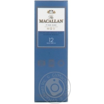 Віскі Macallan Fine Oak 12 років 0,05л х6 купити, ціни на МегаМаркет - фото 1