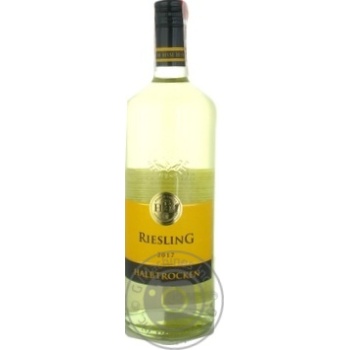 Вино HXM Riesling Halbtrocken біле н/сухе 1л х6 купить, цены на МегаМаркет - фото 1