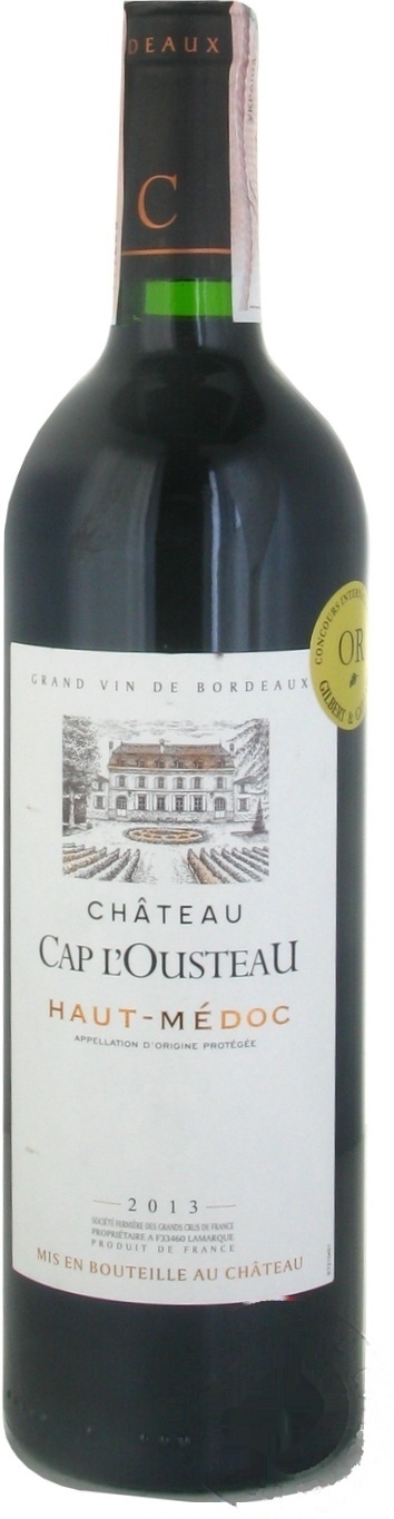 

Вино Chateau Cap L`Ousteau Haut-Medoc красное сухое 12% 0,75л