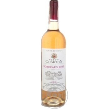 Вино Robert Charton Bordeaux рожеве сухе 0.75л х6 купить, цены на МегаМаркет - фото 1