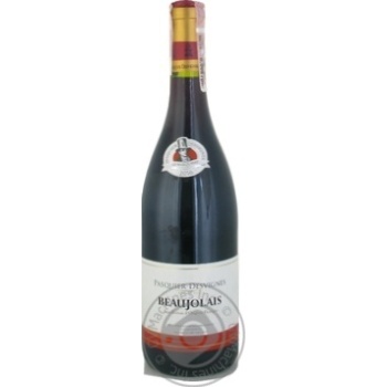 Вино Pasquier Desvignes Beaujolais червоне сухе 0.75л х6 купить, цены на МегаМаркет - фото 1