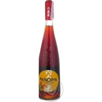 Wine Naomi with goji berries pink semisweet 11% 700ml Japan - buy, prices for MegaMarket - photo 1