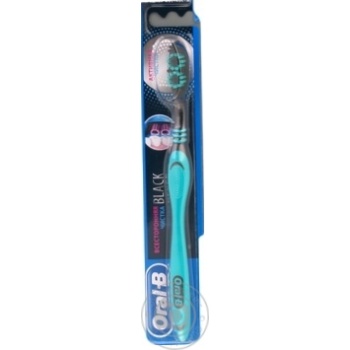 Зуб. щітка Oral-B Всебічна чистка Black 40 Medium 1 шт. купити, ціни на МегаМаркет - фото 3