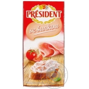 Сыр President плавленый с ветчиной 45% 3*50г 150г купить, цены на МегаМаркет - фото 2