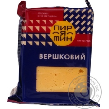 Сыр Пирятин Сливочный твердый 50% 220г купить, цены на МегаМаркет - фото 1