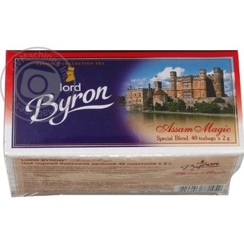 Чай Лорд Байрон Assam Magic 40пак*2г х6 купити, ціни на МегаМаркет - фото 1