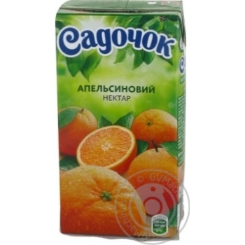 Нектар Садочок апельсиновий 0,5л купити, ціни на МегаМаркет - фото 1
