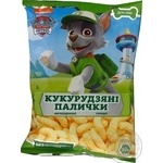 Палички кукурудзяні Paw Patrol солодкі неглазурован 50г