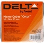 Папір д/нотаток Color 90x90x35 мм непроклеєний D8023