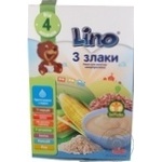 Каша молочна Lino 3 злаки від 4міс. 210г