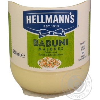 Майонез Hellmann`s Babuni с/б 650мл х6 купити, ціни на МегаМаркет - фото 2