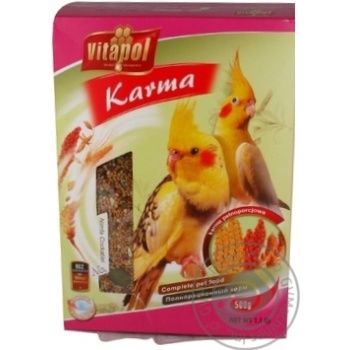 Vitapol Karmeo Premium корм для німф 500 г - купити, ціни на MasterZoo - фото 1