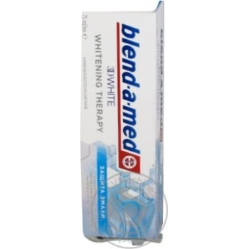 Зубная паста Blend-a-med 3D White Whitening Therapy 75мл купить, цены на МегаМаркет - фото 1