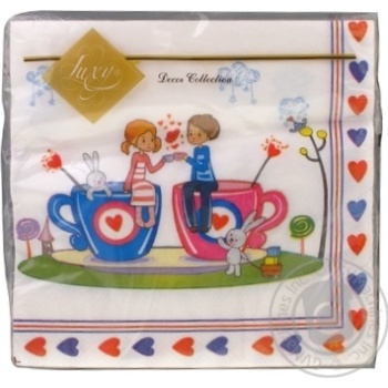 Luxy First Love Napkins 3 layers 20pcs - buy, prices for MegaMarket - photo 1