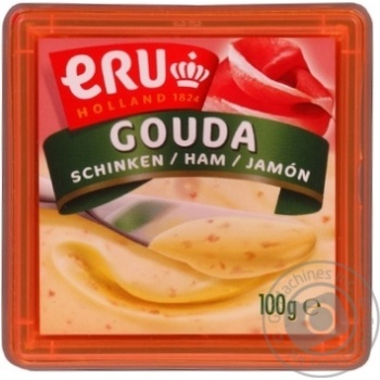 Cheese ham processed 45% 100g - buy, prices for MegaMarket - photo 1