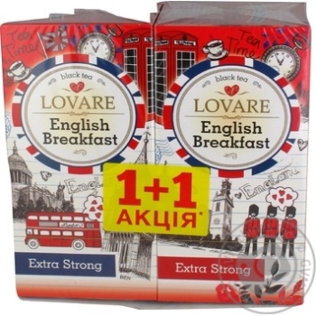 Tea Lovare English breakfast - buy, prices for MegaMarket - photo 1