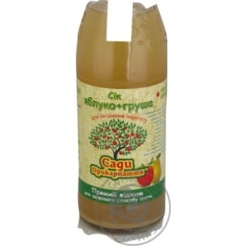 Sady Prykarpattya Apple + Pear Juice 0.3l - buy, prices for MegaMarket - photo 2