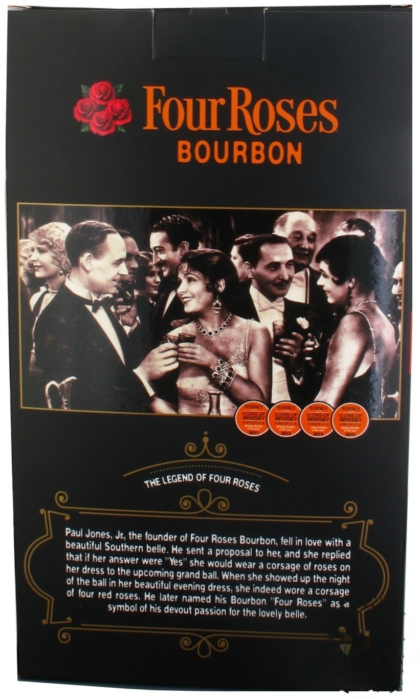 

Виски Four Roses Bourbon 40% 0,7л + 2 бокала в коробке