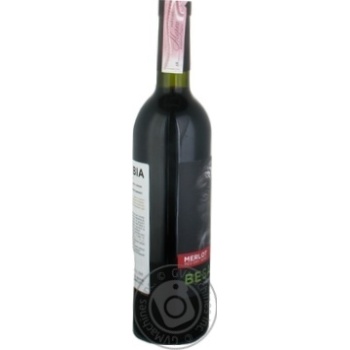 Wine merlot Besarabia red dry 9.5-14% 750ml Ukraine - buy, prices for MegaMarket - photo 3