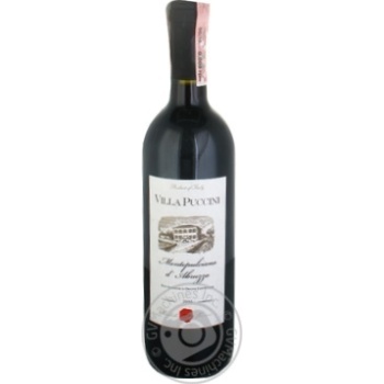 Вино Villa Puccini Montepulciano dAbruzzo червоне сухе 0.75л купити, ціни на МегаМаркет - фото 1