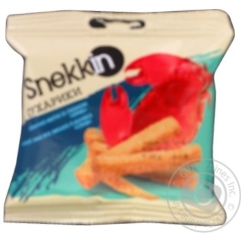 Сухарики Snekkin пшенично-ржаные со вкусом краба 35г купить, цены на МегаМаркет - фото 3