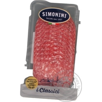 Sausage salami Simonini Milano smoked 100g - buy, prices for MegaMarket - photo 1