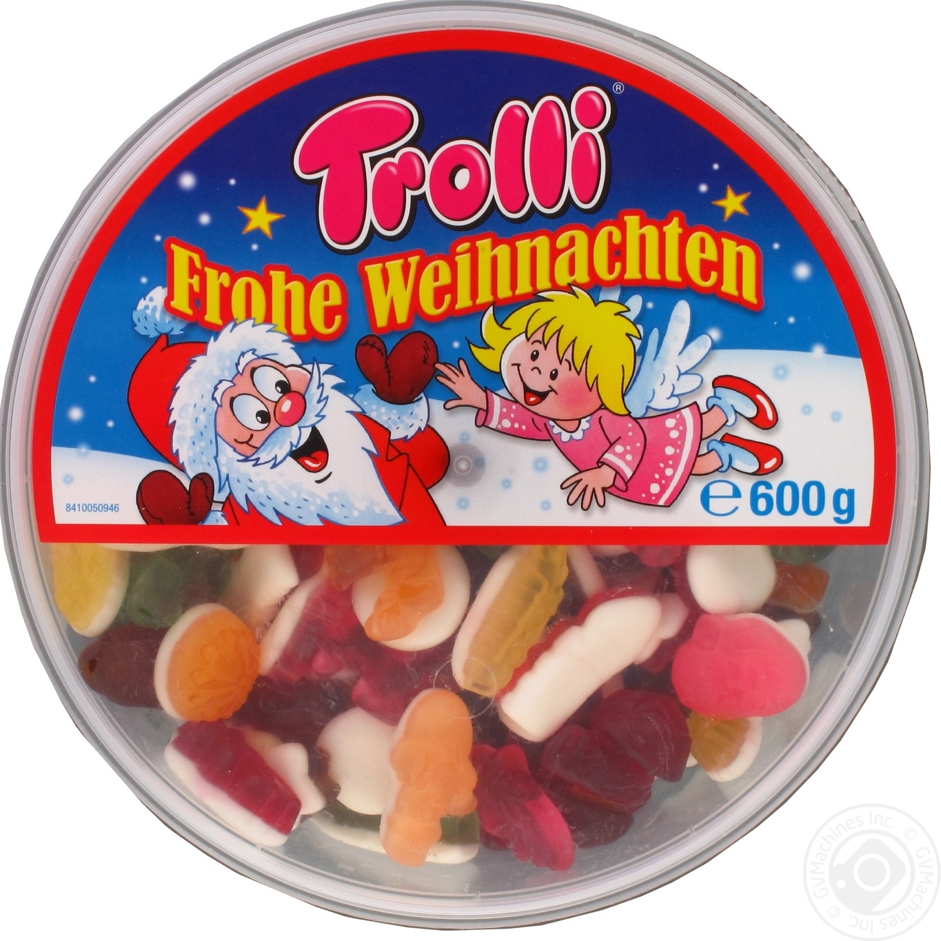 

Конфеты Trolli Frohe Weihnachten Рождественские фруктовые жевательные 600г