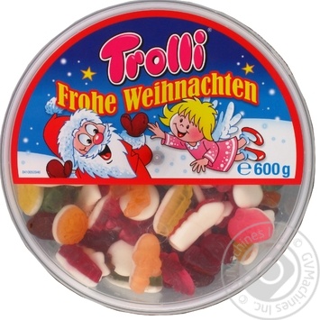 Мармелад Trolli Frohe Weihnachten 600г купити, ціни на МегаМаркет - фото 1