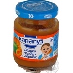 Пюре Карапуз Яблуко-Гарбуз і Абрикос 4+ 125г х6