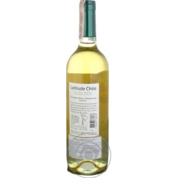 Вино Latitude Chile Sauvignon Blanc-Chardonnay белое полусладкое 11,5% 0,75л - купить, цены на МегаМаркет - фото 3