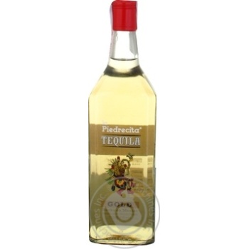 Текіла Calvet Piedrecita Tequila Gold 38% 0.7л х6 купить, цены на МегаМаркет - фото 1