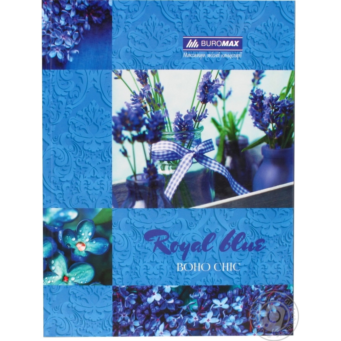 

Книга обліку BOHO CHIC 96 арккліт.оф.(тв. лам. обкл) А4 синій BU