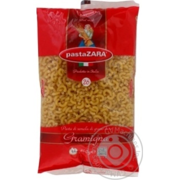 Макарони Pasta Zara Gramigna 26 500г х20 купити, ціни на МегаМаркет - фото 1