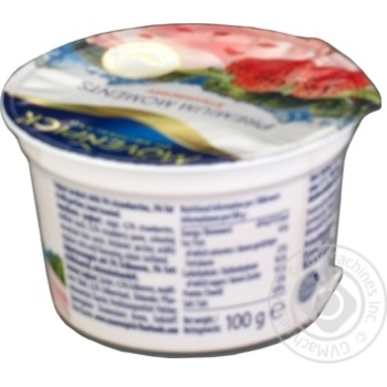 Yogurt strawberries with cream 4% 100g - buy, prices for MegaMarket - photo 2