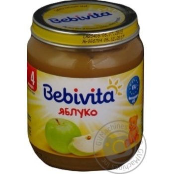 Пюре фруктовое Bebivita Яблоко для детей с 4 месяцев 125г - купить, цены на NOVUS - фото 4