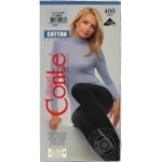 Колготки жін. бавовняні COTTON 400, р.2, Nero