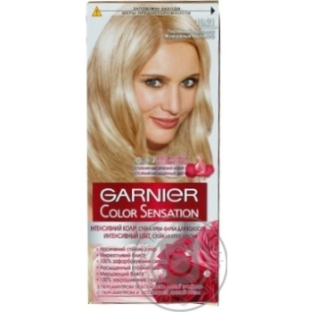 Фарба для волосся Garnier Colour Sensation №10.21 перловий перламутр купити, ціни на МегаМаркет - фото 1