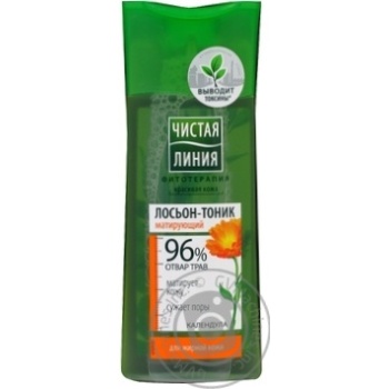 Lotion Chistaya liniya for face 100ml - buy, prices for MegaMarket - photo 1