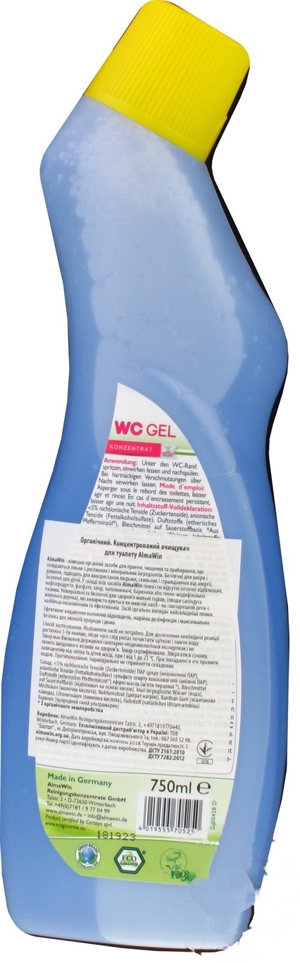 

Очиститель AlmaWin Aktiv Gel для туалета 0,5л