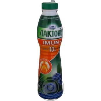 Lactonia dairy drink zakwaska enriched with vitamin C and prebiotic Rhamnosus blueberry Imun+ 1,5% 500г - buy, prices for MegaMarket - photo 1