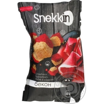 Snack Snekkin with bacon 30g - buy, prices for MegaMarket - photo 1