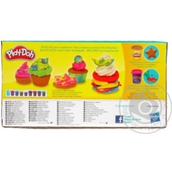 Набір пластиліну Play-Doh з 8 баночок купити, ціни на МегаМаркет - фото 4