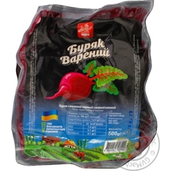 Vegetables beets Chudova marka Table whole 500g - buy, prices for MegaMarket - photo 1