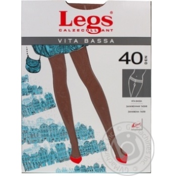 Колготки женские Legs Vita Bassa 40 naturale р.1-2 шт - купить, цены на МегаМаркет - фото 1