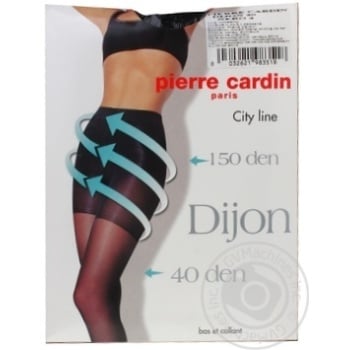 Колготи жіночі Pierre Cardin  Dijon 40 Nero 4 купить, цены на МегаМаркет - фото 1