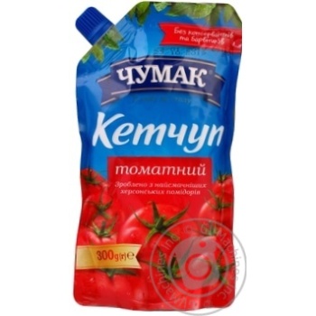 Кетчуп Чумак томатный 300г купить, цены на МегаМаркет - фото 1