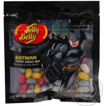 Цукерки Jelly Belly Бетмен 60г купити, ціни на МегаМаркет - фото 1