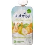 Пюре Kabrita Фруктове з козьяч. вершками Фруктовий смузі 100г х6