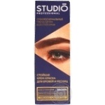 Cream-paint brown for eyebrows